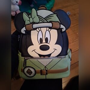 Loungefly Safari Minnie Mini Back0ack